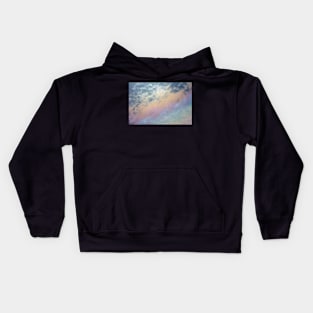 Cloud Irridesence - rainbow colours in the sky Kids Hoodie